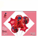 Set 5 Baloane Folie ,Buburuza Miraculous