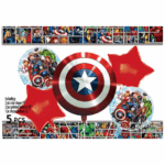 Set 5 Baloane Folie, Scut „Super Eroi„