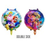 Balon Folie rotund, Personaje „Super Mario„ 45cm