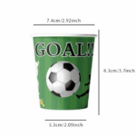 Pahare De Hârtie Fotbal , Set 10 buc