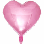 Balon Folie Inima Roz Deschis 20cm