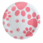 Farfurii De Hârtie Lăbuțe Roz , 23 cm, Set 10 Buc