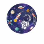 Farfurii De Hârtie cu Tematica Cosmos , 23 cm, Set 10 Buc