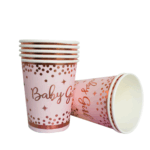 Pahare De Hârtie Baby Girl , Set 10 buc