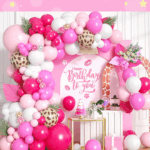 Arcada Baloane Nuante de Roz si Alb- 111 Buc