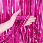 Perdea de Petrecere Fuchsia 100x200 cm