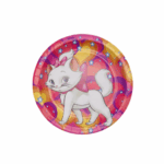 Farfurii De Hârtie cu Pisicuța Marie , 18 cm , Set 10 Buc