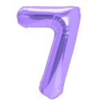 Balon Folie Cifra 7 40cm,Mov