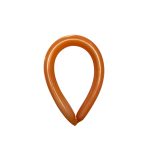 Set 50 Baloane Modelaj Latex Retro Piersica Inchis,Juicy Peach 135-140cm