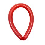 Set 50 Baloane Modelaj Latex Macaron Rosu/Red 135-145cm