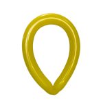 Set 50 Baloane Modelaj Latex Macaron Galben/Yellow