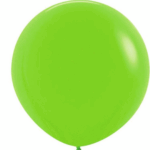 Set 5 Baloane Latex Jumbo 46 cm Verde Deschis, Light Green
