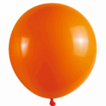 Set 5 Baloane Latex Jumbo 46 cm Portocaliu,Orange