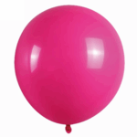Set 5 Baloane Latex Jumbo 46 cm Roz Fuchsia,Fuchsia