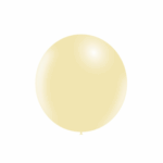 Set 5 Baloane Latex Jumbo Retro 46 cm Crem deschis, Ivory