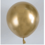 Set 25 Baloane Latex Chrome 25 cm Auriu Deschis,Light Gold