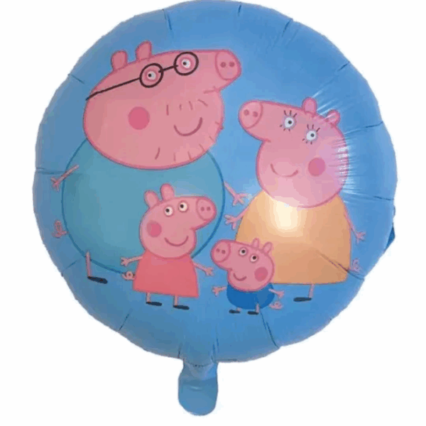 Balon Folie Peppa Pig 45 cm – Familia Peppa