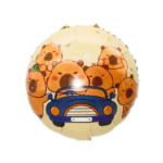 Balon Folie Capybara 45 cm – Vară la Plajă, 2 fețe - imagine 2