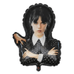 Balon folie Wednesday Addams 60 x 45 cm – Halloween Party