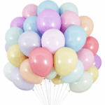 Set 100 baloane latex Macaron pastel, 30 cm