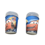Pahare de Hârtie cu Cars, Set 10 Buc