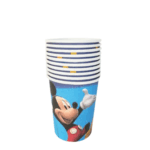 Pahare de Hârtie cu Mickey Mouse, Set 10 Buc