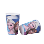 Pahare de Hârtie cu Frozen - Elsa si Ana, Set 10 Buc