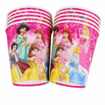 Pahare de Hârtie cu Printese Disney, Set 10 Buc