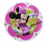 Farfurii De Hârtie cu Minnie Mouse, 18 cm , Set 10 Buc