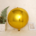 Balon Folie Orbz 4D Auriu 55 cm