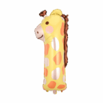 Balon Folie Animal 100cm Cifra 1