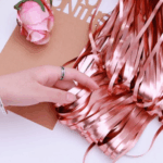 Perdea Petrecere Roz Auriu Mat 100x200cm