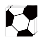 Servetele de Masa cu Minge de Fotbal – 33 x 33 cm , Set 20 buc