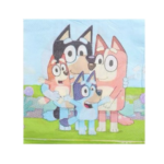 Servetele de Masa cu Bluey – 33 x 33 cm , Set 20 buc