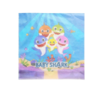 Servetele de Masa cu Baby Shark – 33 x 33 cm , Set 20 buc