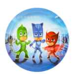Set 10 farfurii carton, unica folosinta, Ø 18cm, Eroi în Pijamale, Petrecere Copii