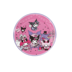 Set 10 farfurii carton, unica folosinta, Ø 18cm, Kuromi, Petrecere Copii