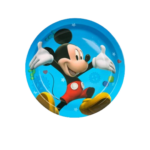 Set 10 farfurii carton, unica folosinta, Ø 18cm, Mickey Mouse, Petrecere Copii