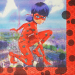 Servetele de Masa Miraculous Ladybug – 33 x 33 cm , Set 20 buc