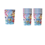 Set 10 pahare carton, unica folosinta, 260 ml , Paw Patrol