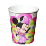 Pahare de Hartie cu Minnie Mouse, Set 10 Buc