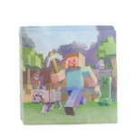 Servetele de Masa cu Minecraft – 33 x 33 cm , Set 20 buc