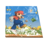 Servetele de Masa cu Super Mario – 33 x 33 cm , Set 20 buc