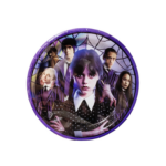 Set 10 farfurii carton, unica folosinta, Ø 23cm, Wednesday , Petrecere Copii