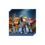 Servetele de Masa Tematica Roblox – 33 x 33 cm , Set 20 buc