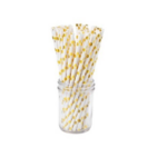 Paie Hartie cu Buline Aurii – Set 10 Buc