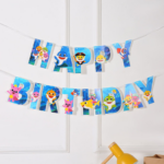Banner Happy Birthday – Tematica Baby Shark