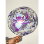 Balon BOBO Transparent cu imprimeu Stitch ,45 cm