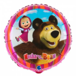 Balon Folie Masha and The Bear – 45 cm