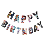 Banner Happy Birthday – Tematica Sonic